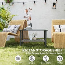 Outdoor Rattan Coffee Table