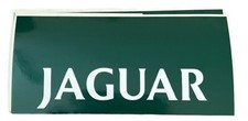NEW GENUINE JAGUAR SET OF 2 STICKERS RACING GREEN WORKSHOP 245mm x 120mm JLM9970