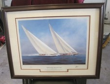Tim Thompson "Yachts of the America's Cup, The  J Class" art print 25x31"