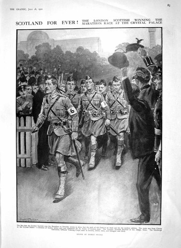 Old antique print - antique, 1910
