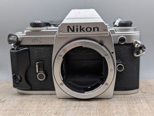 Vintage Nikon FG chrome camera body tested