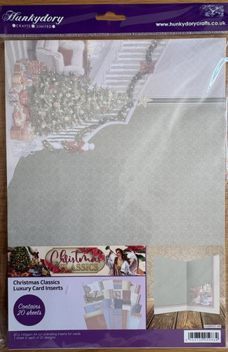 Hunkydory christmas card - hunkydory, a4