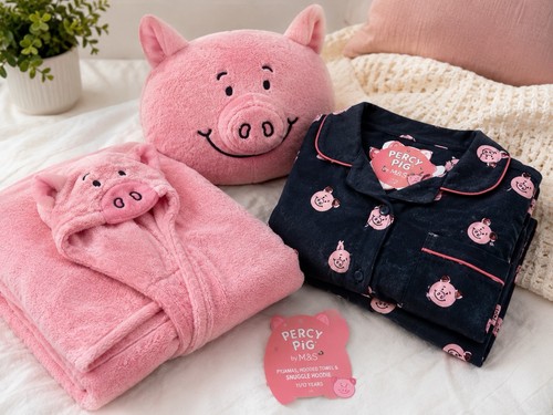 Percy pig bundle hooded - m&s,