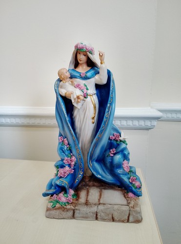 Franklin mint virgin mary - mint,