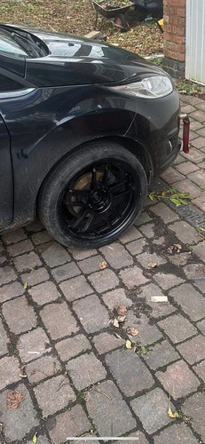 Black enkei wheels - black,