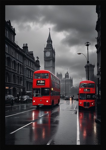 Epic london skyline framed - london,
