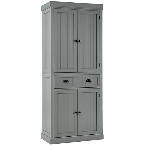 Wood tall storage cabinet - wood, 2