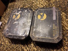 2x Vintage Blue Bird Toffee Boxes.