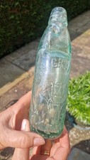 W.H.Grafton Exeter Vintage Codd Bottle With Marble