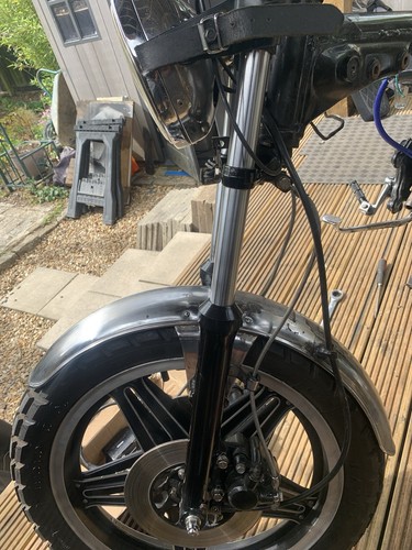 Honda cx500 front forks - forks, duel