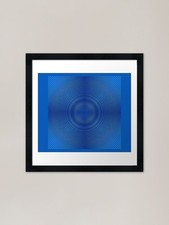Optical Illusion Blue Face