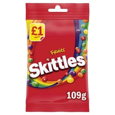 Skittles Fruits Bag 109g PMP -