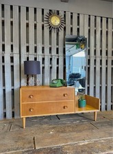 Meredew 1960s Oak Dressing Table Vintage Retro Mid Century