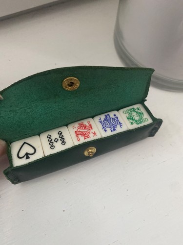 Set poker dice ace - poker, dice,