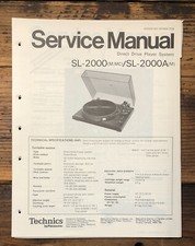 Technics SL-2000 SL-2000A