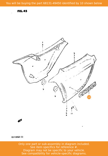 Suzuki emblem frame cover - suzuki,