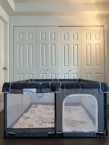 Baby playpen with mat - baby,