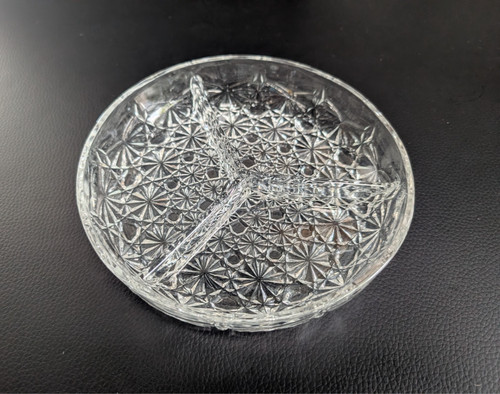 Vintage clear cut glass - vintage,