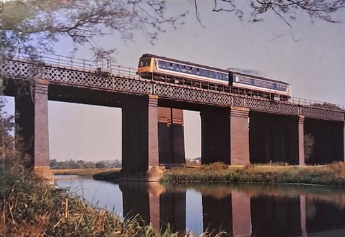 Unused train postcard - train, derby
