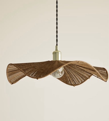 Rocco rattan ceiling lamp - m&s,