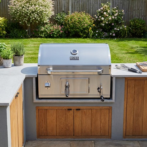 Boss grill built charcoal - built-in,