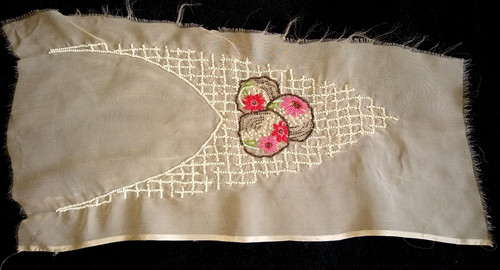Antique 1920 silk chiffon - antique,