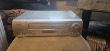 Sharp VC-MH704HM VHS Video Cassette Recorder Player Silver Tested No Remote