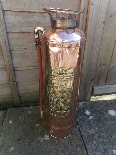 Antique brass childs fire - antique,