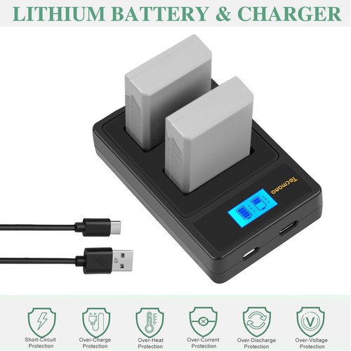 10l battery for canon - 2x,
