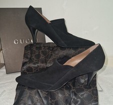 STUNNING Black Suede Gucci