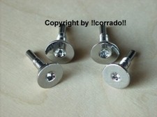  Chrome-plated screws for rear