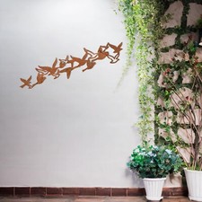 Flying Birds Metal Wall Art -