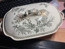 Edge Malkin Co SEVILLE Pattern Lidded Serving Dish, 19th Century