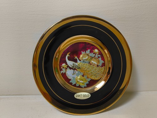 Chokin art plate japanese - chokin,
