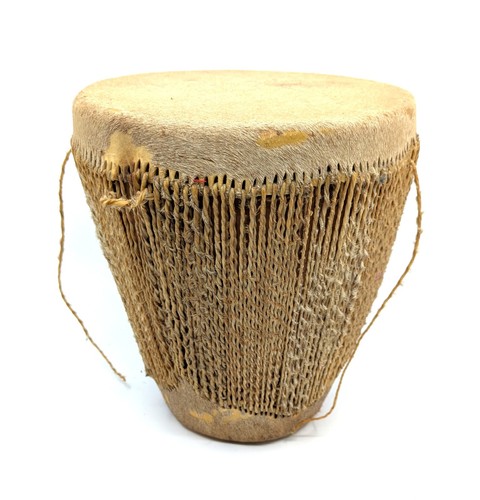 Vintage african djembe drum - vintage,