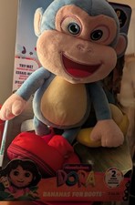 DORA Nickelodeon Official Bananas for Boots Stuffed Plush Toy 33cm 3+