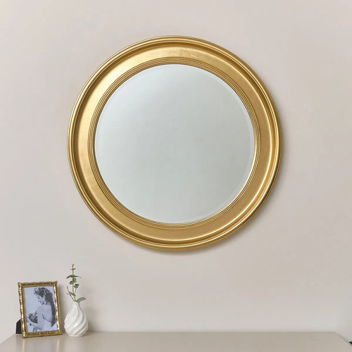 Large round gold vintage - round,