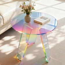 Modern Clear Round Acrylic
