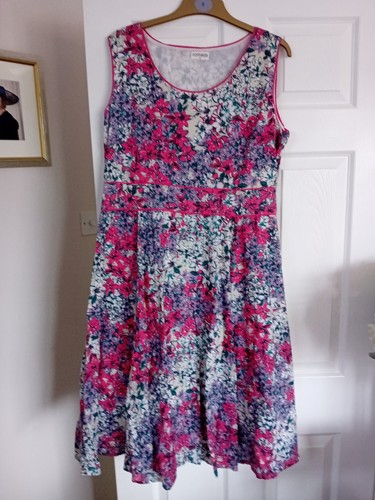 Floral fit flare - &,