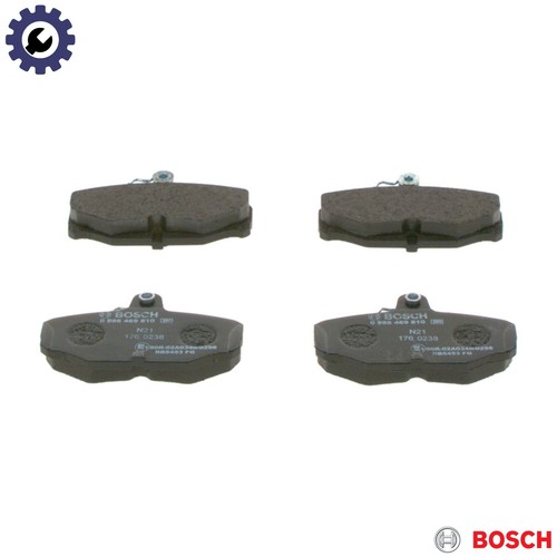 Brake pad set disc - set,