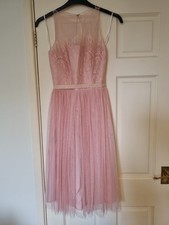BNWOT KELSEY ROSE SZ 8 PALE PINK PROM STYLE DRESS GORGEOUS DESIGN