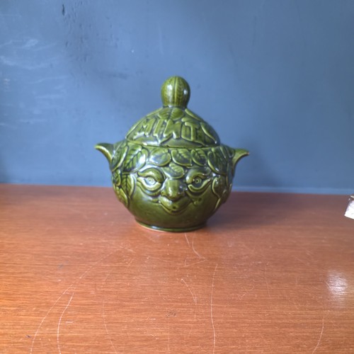 Vintage green pottery - vintage, mint