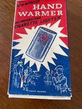 Vintage Metal Hand Warmer in  Original Box & Instructions etc.