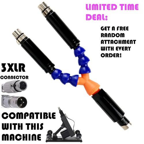 Sex machine attachments double - sex,