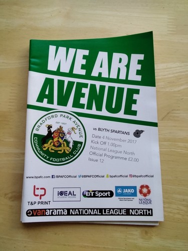 2017 bradford park avenue - 2017/18,