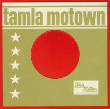 TAMLA MOTOWN (olive/cream) - REPRODUCTION RECORD COMPANY SLEEVES - (pack of 10)