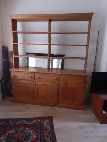 Large old pine dresser - large,