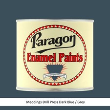 Meddings Drill Press Dark Blue / Grey High Quality Enamel Paint - Paragon Paints