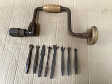 Vintage Hand Brace Drill With