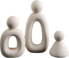 Abstract Family Of 3 Figurines